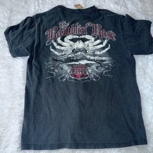 Deadliest Catch Ramblin Rose T Shirt Men black Short Sleeve Graphic‎ Tee